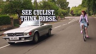 Irony as cycling safety advert banned because it features a rider without a helmet
