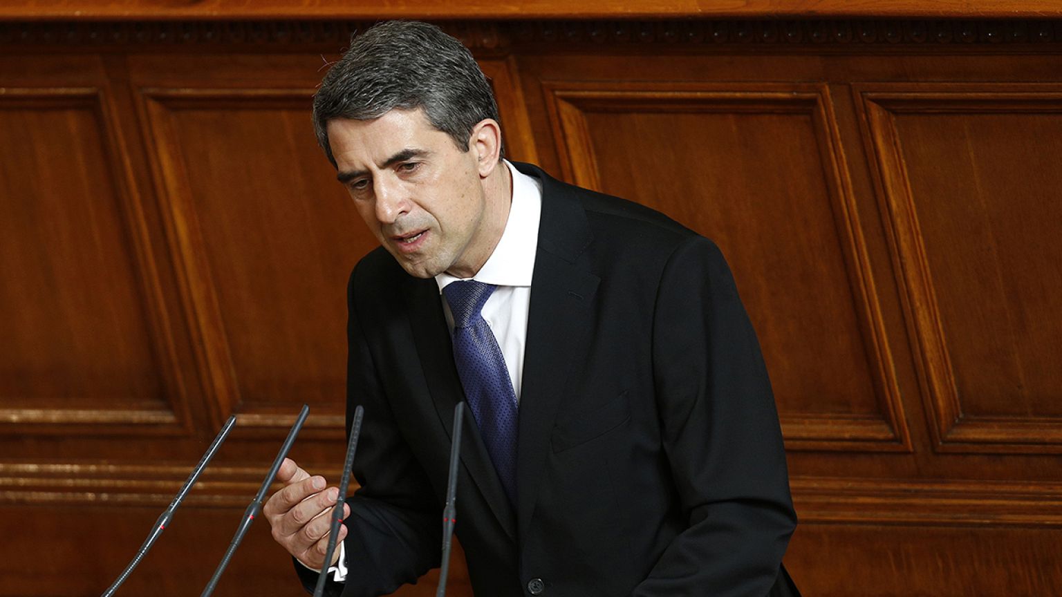 Bulgarian president seeks a referendum on voting rules after months of protests