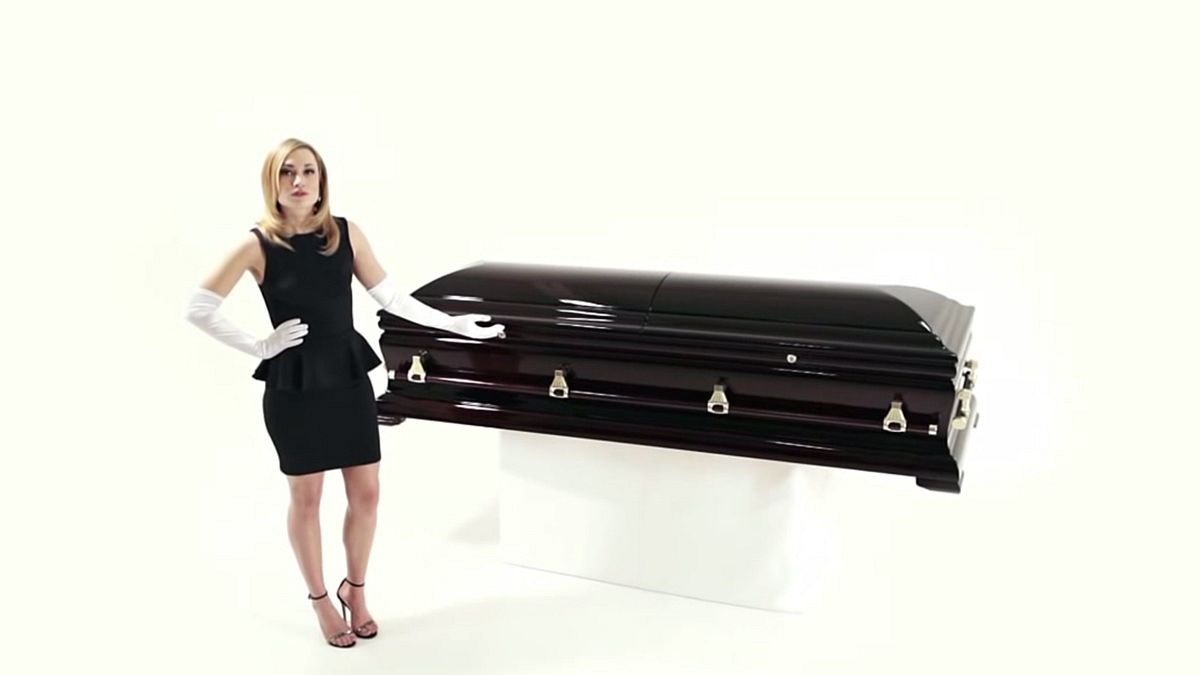 No rest for the dead with surround-sound coffin