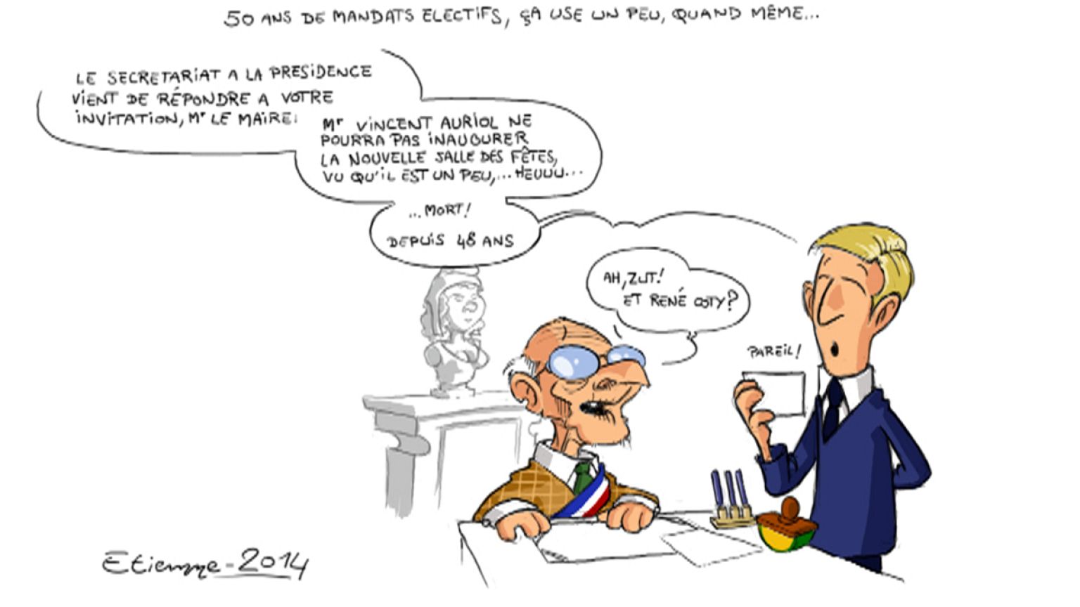 Le maire qui a connu 9 présidents de la République française