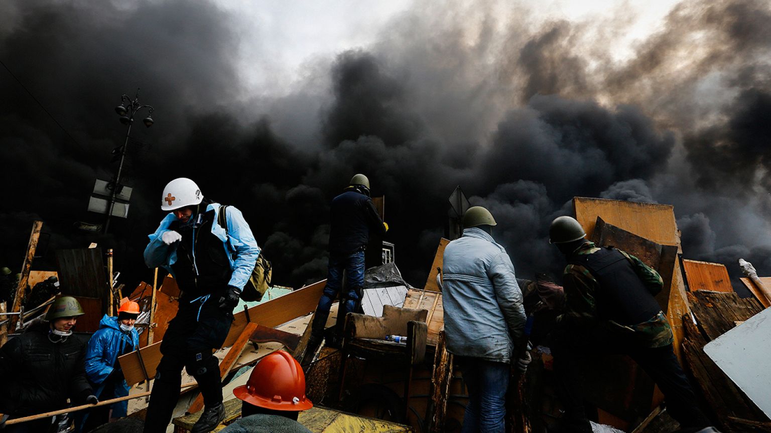 Ukraine as it happened, Kyiv's bloodiest day