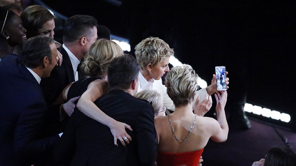 La ganadora de los #Oscars2014 es Ellen DeGeneres