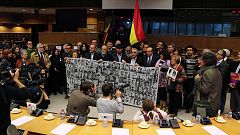 Víctimas del franquismo piden amparo al Parlamento Europeo