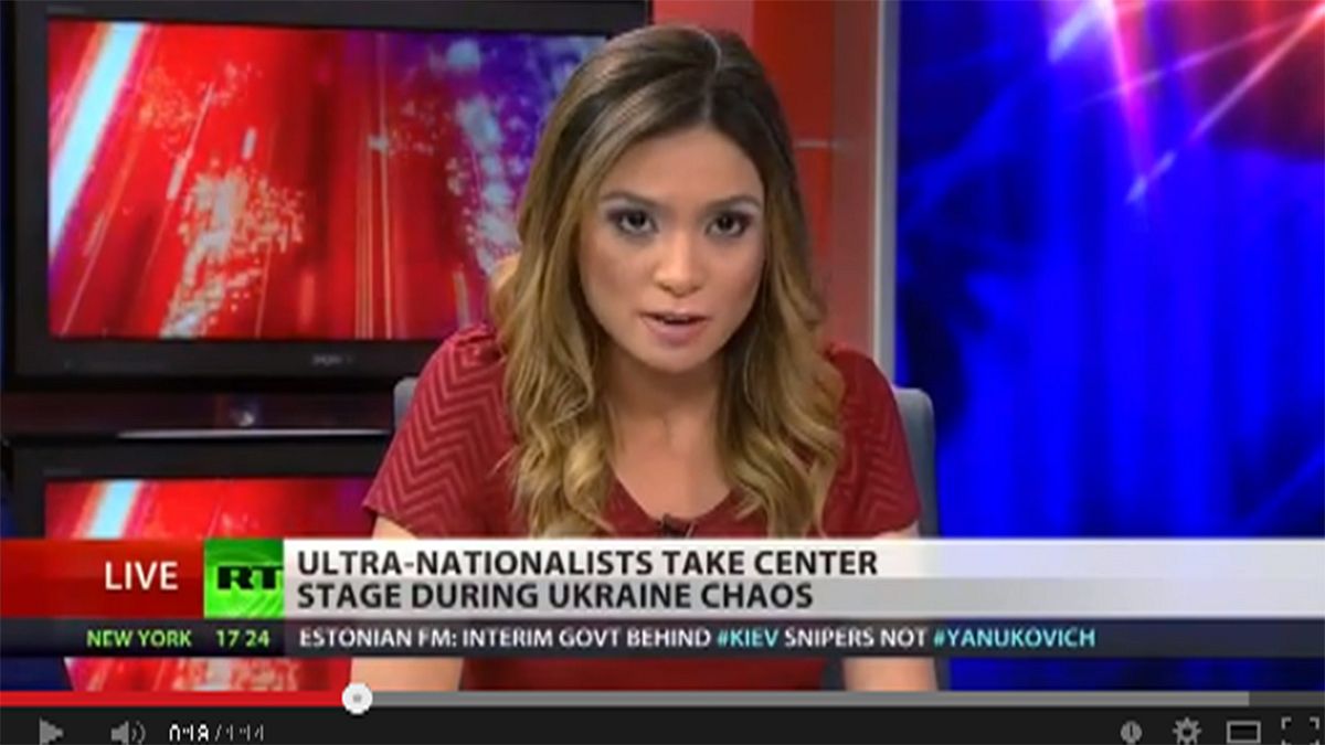 Russia Today anchor resigns on air over Ukraine