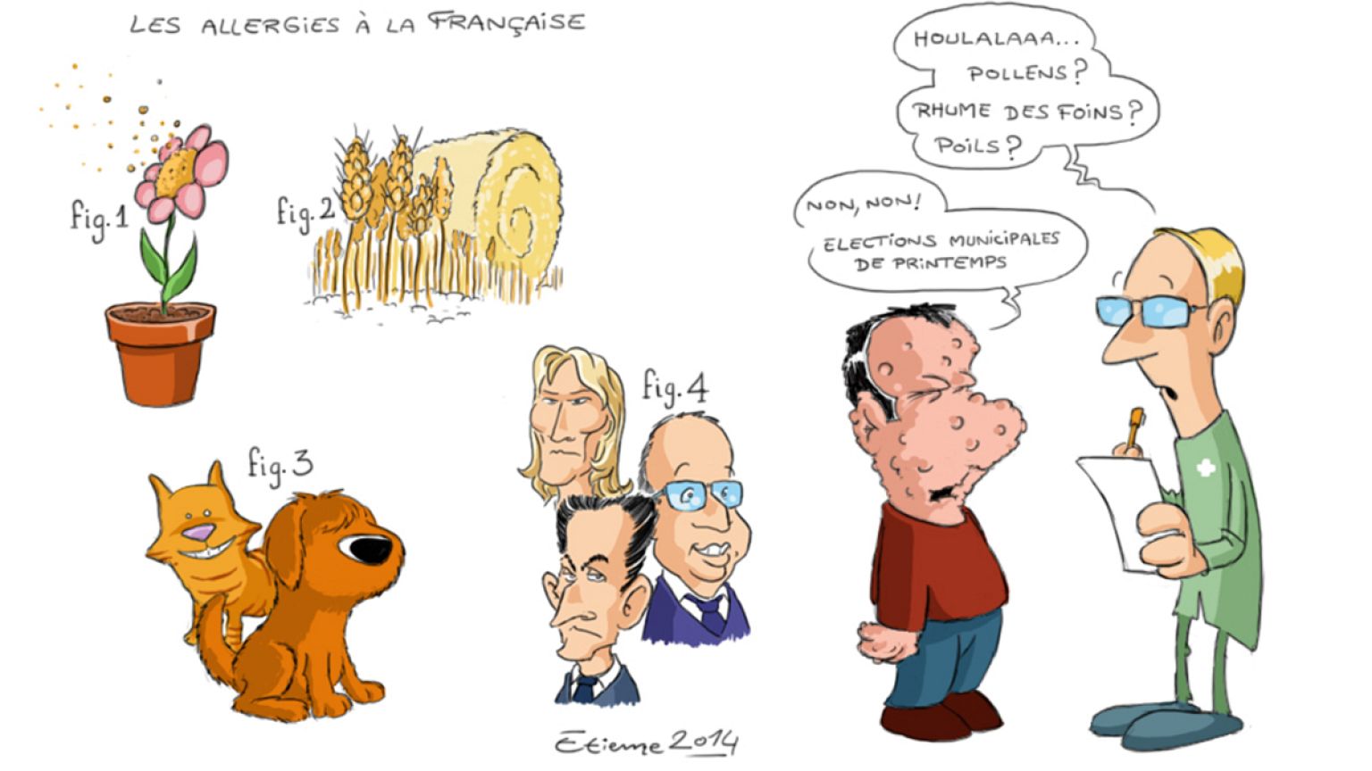 L'arrivée du printemps rend les Français allergiques...à la politique !