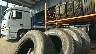 Sulla strada per pneumatici per camion più verdi