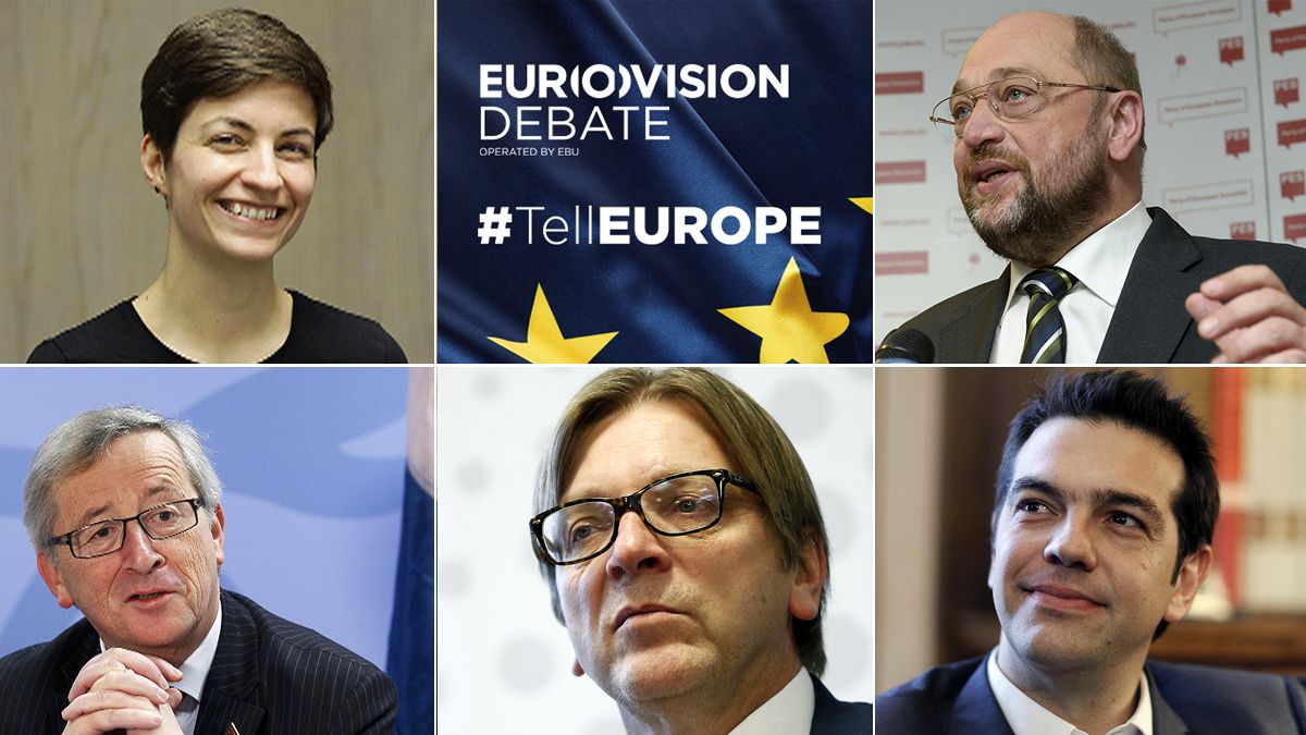 Letzte Debatte der Europawahl-Top-Kandidaten
