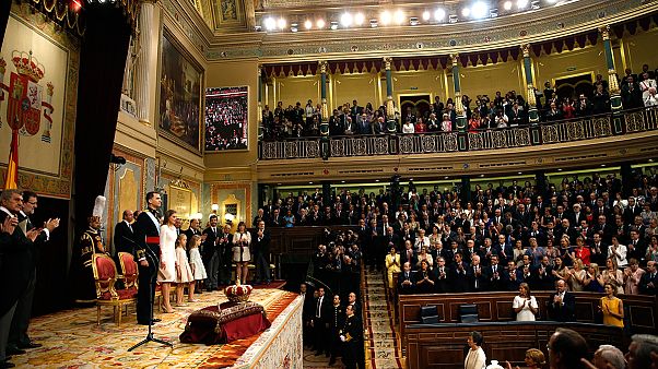 Espagne : le nouveau roi Felipe VI entame son règne Espagne : le nouveau roi Felipe VI entame son règne