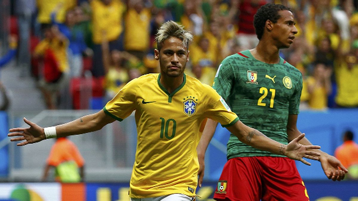 World Cup 2014: Neymar inspires Brazil to victory