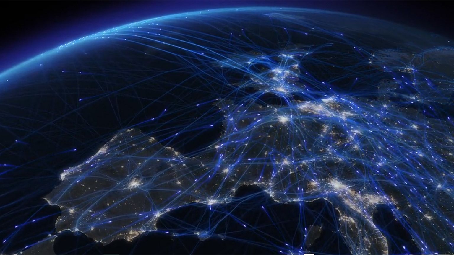 Watch: Fascinating video offers glimpse of European airspace
