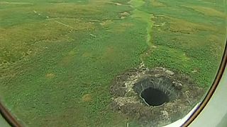 Researchers reach mysterious giant crater in Siberia