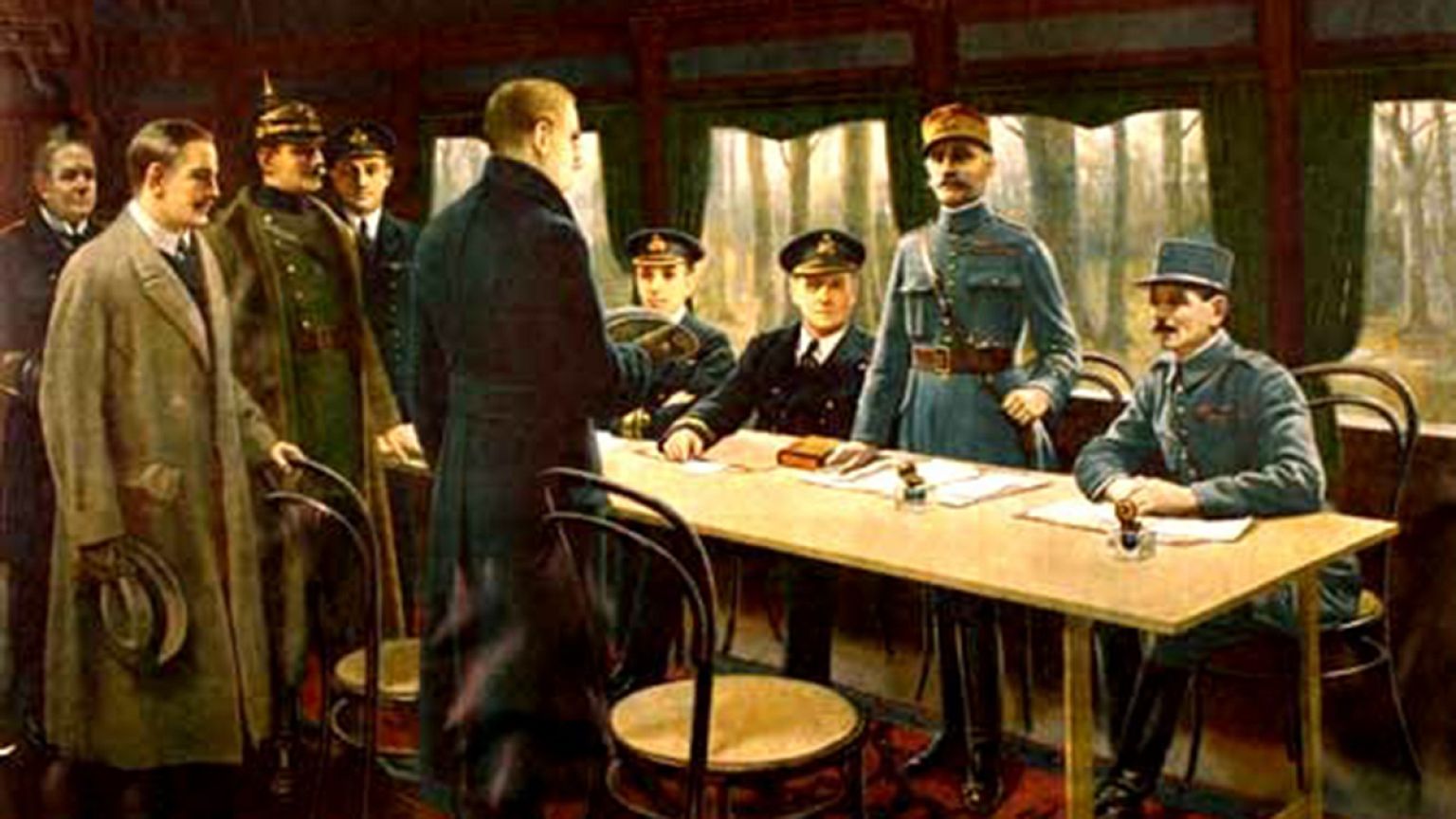 L’Allemagne signe l’Armistice de Compiègne