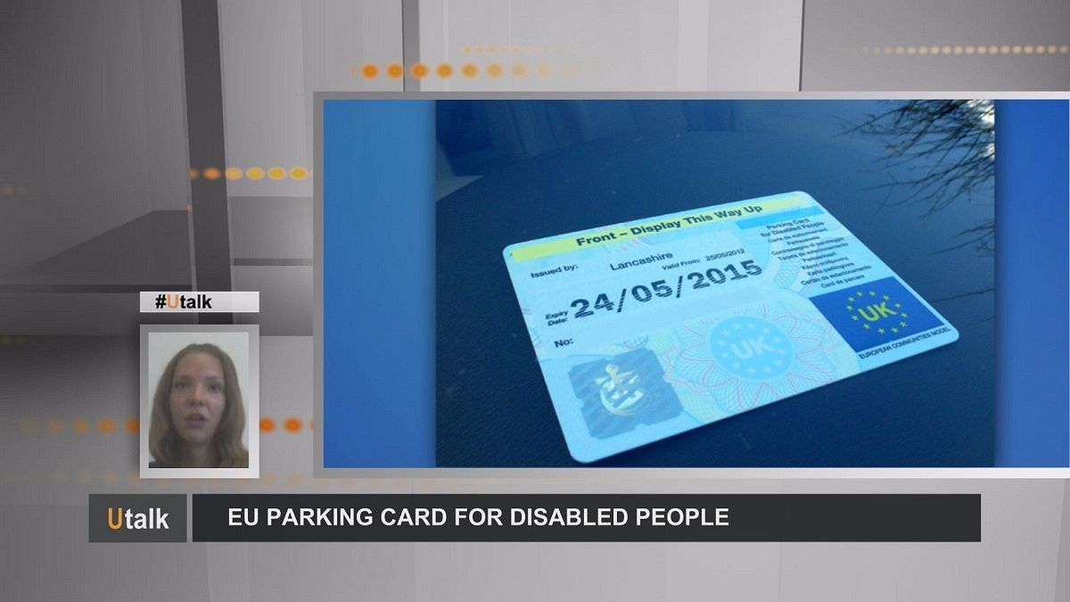 کارت پارکینگ آبی رنگ برای افراد با ناتوانی جسمی در اتحادیه اروپا