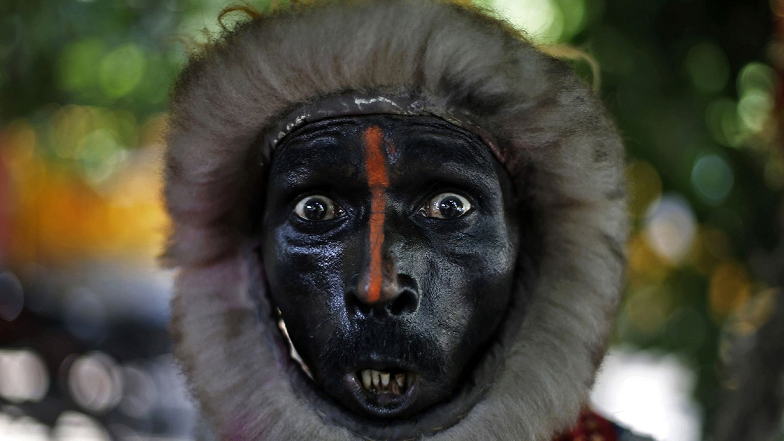 India, uomini “langur” assunti per spaventare i macachi dispettosi dei palazzi del governo