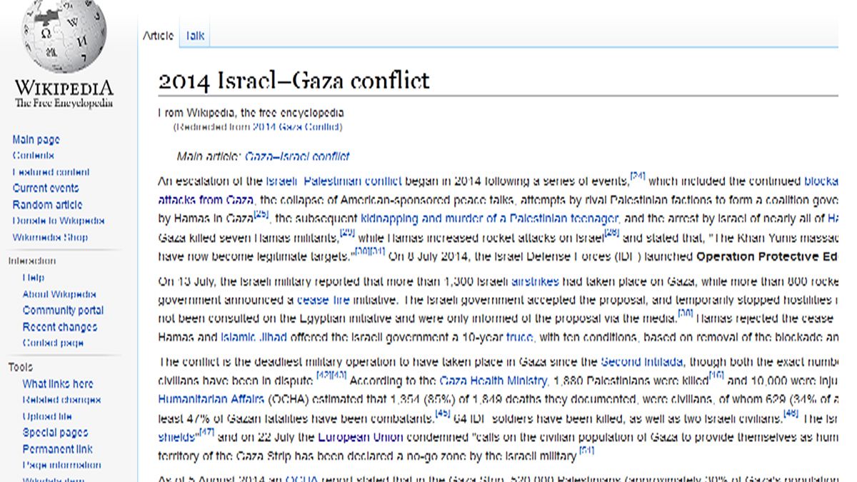 The bigger picture: Wikipedia's versions of the Gaza conflict