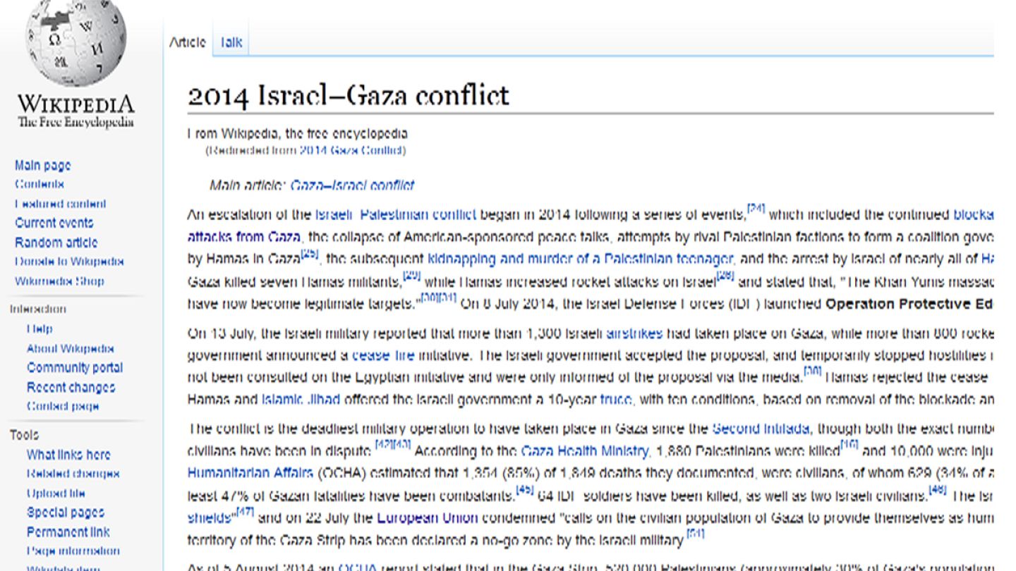 Wikipedia is covering the war in Israel and Gaza better than X.
