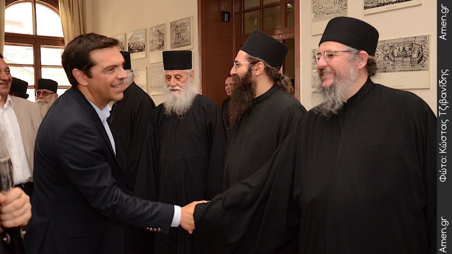 Ο Αλέξης Τσίπρας στο Άγιο Όρος