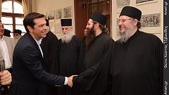 Ο Αλέξης Τσίπρας στο Άγιο Όρος