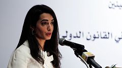 امل علم الدين خطيبة كلوني عضو لجنة التحقيق في الانتهاكات في غزة