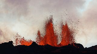 Video: Iceland volcano Bardarbunga spews lava fountains of up to 100m
