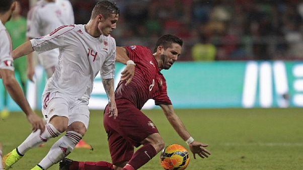 Albania gana a Portugal en fase de clasificación para la Eurocopa 2016 Albania gana a Portugal en fase de clasificación para la Eurocopa 2016