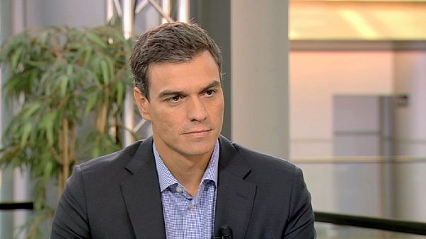 لقاء مع "بيدرو سانشيز" الأمين العام للحزب الاشتراكي الاسباني لقاء مع "بيدرو سانشيز" الأمين العام للحزب الاشتراكي الاسباني