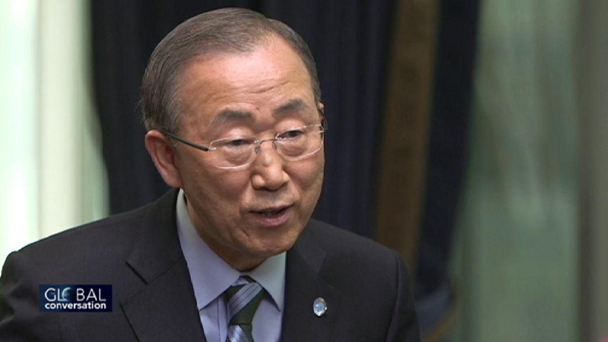 الارهاب والامراض والتغير المناخي ... نقاط حوار مع الامين العام للامم المتحدة بان كي مون