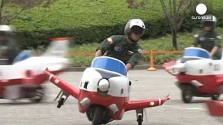 Plane stupid? Japan's air force's scooter gimmick to toast birthday