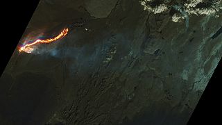 Ισλανδία: Εικόνες του ηφαιστείου Μπαρνταρμπούνγκα από το διάστημα