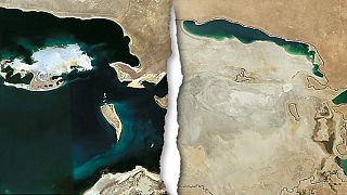 NASA satellite images show Aral Sea basin 'completely dried'
