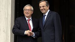 Συνάντηση Σαμαρά – Γιούνκερ: Τι συζήτησαν και η φωτογραφία στο...twitter!
