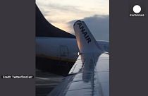 Von Passagier gefilmt: Flugzeuge stoßen in Irland zusammen
