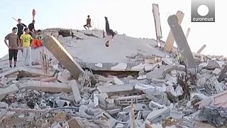 'Parkour' entre las ruinas de Gaza