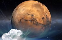 El próximo domingo Marte se encontrará con el cometa Siding Spring
