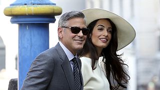Αmal Alamuddin Clooney gets back to work in Greece
