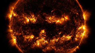 Fotografia da NASA mostra "sol de Halloween"