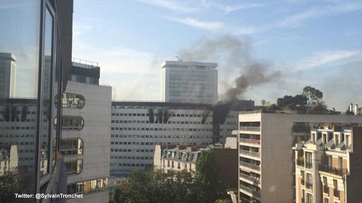 France : Incendie maîtrisé à la Maison de la Radio
