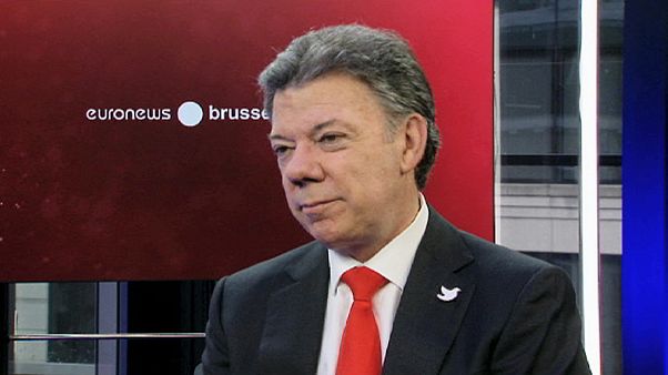 Juan Manuel Santos, presidente colombiano: "La paz en Colombia beneficia al mundo entero" Juan Manuel Santos, presidente colombiano: "La paz en Colombia beneficia al mundo entero"