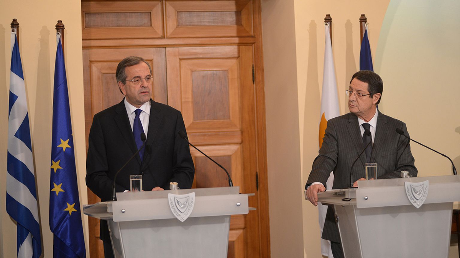 Μέτρα κατά των τουρκικών προκλήσεων αποφάσισαν Σαμαράς-Αναστασιάδης