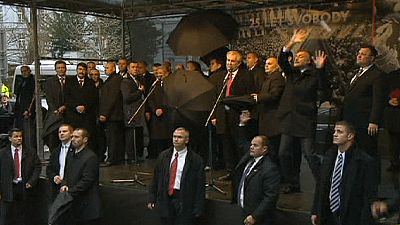 "Яйцепад" на чешского президента в Праге