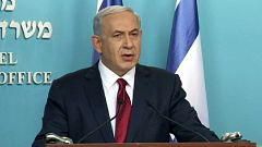 Israeli Prime Minister Benjamin Netanyahu calls for "deep indignation" against synagogue killings