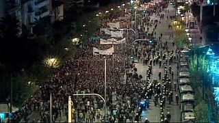 Disturbios durante el aniversario de la Revuelta de la Politécnica de Atenas