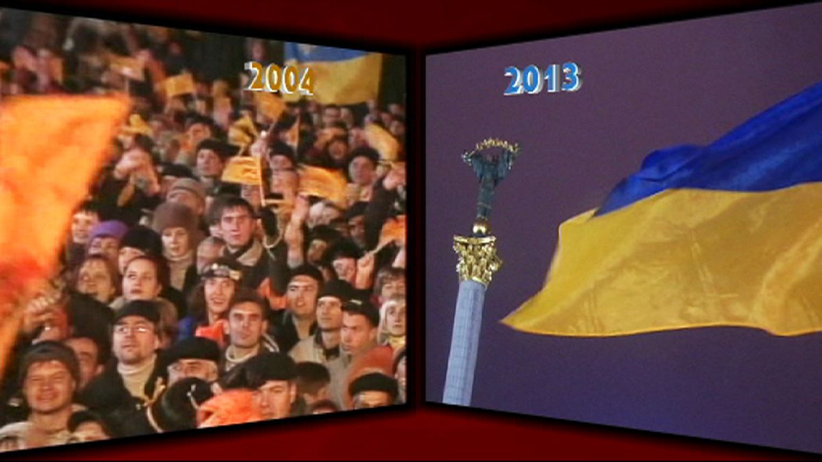 اوکراین در اولین سالگرد "انقلاب میدان"