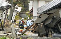 Dozens injured in Japan earthquake