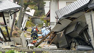 Dozens injured in Japan earthquake