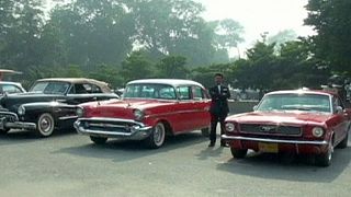 Pakistan: Vintage car rally
