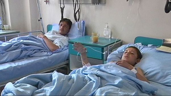 کشته شدن ۵۷ تماشاچی والیبال در افغانستان کشته شدن ۵۷ تماشاچی والیبال در افغانستان