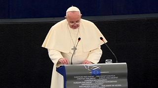 Papst Franziskus im EU-Parlament: "Wir können nicht zulassen, dass das Mittelmeer ein riesiger Friedhof wird"