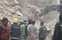 Egito: Desabamento de edifício no Cairo