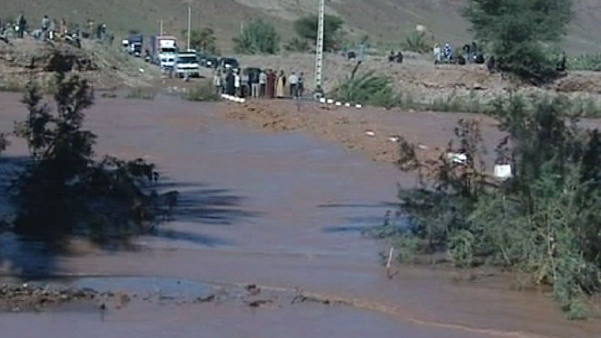 Marokko: Aufräumarbeiten nach Überschwemmungen